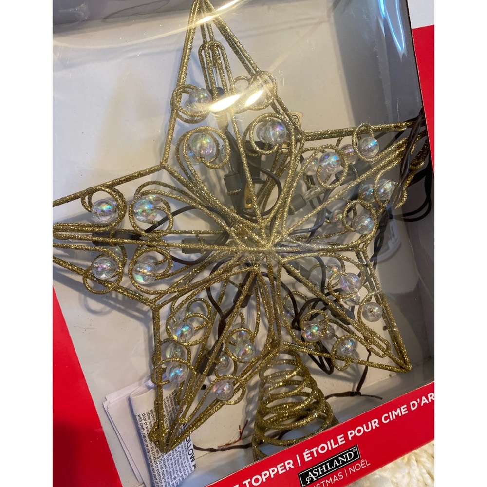 Gold Star Tree Topper
